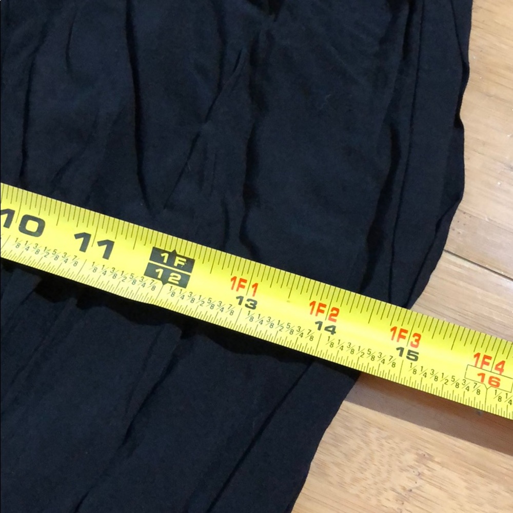 Old Navy lined cinch waist dress w/pockets black S - Picture 7 of 8